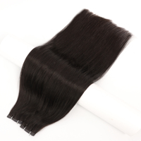 Extensions de cheveux humains naturels bruts, fines, plates, invisibles, pouvant être coupées, tissage Genius Weft