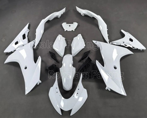 USA Verson para Suzuki GSXR125 2017 2018 2019 2020-2024 Carrocería <span class=keywords><strong>GSXR</strong></span> <span class=keywords><strong>125</strong></span> 17-24 ABS Kit de carenado de motocicleta blanco brillante - Product Image 1