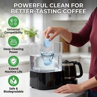 Tablette de nettoyage détartrante pour machine à café, universelle, action rapide, préserve la saveur, prolonge la durée de vie de la machine