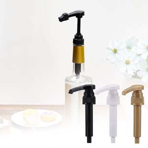 Wholesale Hot Sale 28mm 32mm Food Grade Refillable Pump Bottle Honey <b>Jam</b> Pum Plastic Torani Coffee Syrup Dispenser - Product Image 1