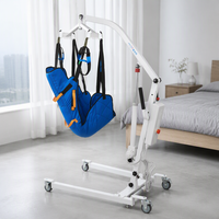 Lève-personne électrique pliable 230 kg pour transfert à domicile avec élingue pour personnes âgées et handicapées, largeur réglable