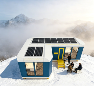 <span class=keywords><strong>Maison</strong></span> modulaire miniature tout en aluminium résistante aux intempéries pour environnements extrêmes - Product Image 4