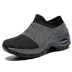 Scarpe moda taglie forti da <span class=keywords><strong>donna</strong></span> Sneaker con cuscino d'aria superiore in tessuto volante - Product Image 3