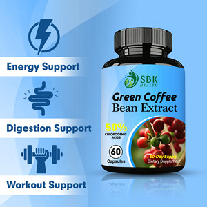 Custom Label ODM Green Coffee Bean Extract Capsules Herbal <b>Supplement</b> Promote Health Metabolism Levels and Boost Cognition Level - Product Image 3