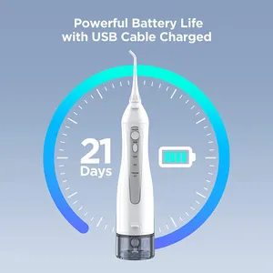 Irigator air kebersihan mulut portabel, <span class=keywords><strong>Flosser</strong></span> gigi pembersih gigi tanpa kabel OEM, <span class=keywords><strong>Flosser</strong></span> air pembersih gigi dapat diisi ulang - Product Image 6