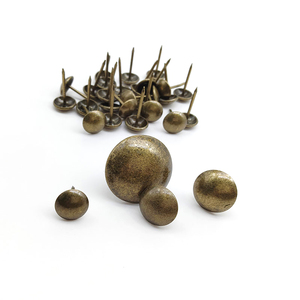 (500 ensembles) Rivets en <span class=keywords><strong>bronze</strong></span> métallique de 6 à 25 mm, décoratifs, boucle de canapé, clous pour sac, punaises, clous anciens, rivets en cuir - Product Image 4