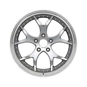 Jantes en aluminium forgé sur mesure à 5 branches, creuses, 3 pièces, rivetées, à large bord pour Mustang, Camaro, M3, 718, RS3, <span class=keywords><strong>Alpine</strong></span>, A110, Model Y - Product Image 2