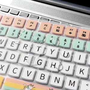 Copertura della tastiera del Silicone all'ingrosso copertura della tastiera del silicone del Film della protezione della pelle della tastiera del Desktop del Computer universale per macbook