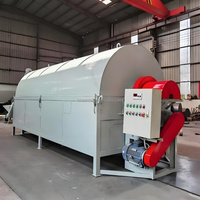 Secador industrial especializado de bajo consumo Tambor rotativo altamente eficiente para astillas de madera y limo de carbón con componente de motor central