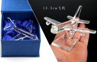 Modèle d'avion de sport Trophée sportif Europe Crystal Clear Folk Art Business Gift UV Printing Large Metal Sports Trophées Poli