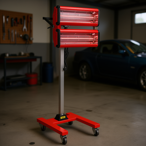 2000W Cuisson Infrarouge Peinture Durcissement Lampe Onde Courte Voiture Carrosserie Réparation Sèche-linge Stand Voiture Carrosserie Réparation Peinture Sèche-linge/Stand - Product Image 2