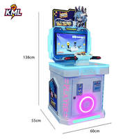 Console de jeu de course pour enfants, simulateur de conduite de voiture, jouet à monnayeur en plastique, certifié CE, marque KML, garantie 12 mois