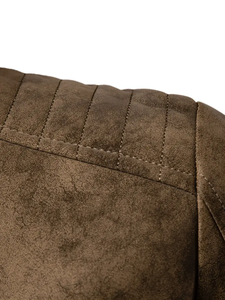 Dropshipping, chaqueta de piel sintética duradera de estilo Vintage para hombre, abrigo de motocicleta con cremallera y cuello levantado informal, manga larga de ajuste Regular - Product Image 5