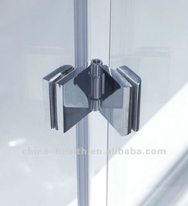 Puerta de <span class=keywords><strong>Ducha</strong></span> Pivote de Vidrio Templado Plegable de 3 Paneles de 6 mm, sin Marco, con Montaje en Pared y Tira de Sellado Impermeable - Product Image 6