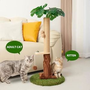 33.86 cao mèo gãi bài viết với sisal dây treo lủng lẳng quả bóng và tự nhiên khỏe mạnh catnip bóng mèo <span class=keywords><strong>scratcher</strong></span> với thêm Mèo En - Product Image 4