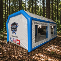 Tente de garage gonflable quatre saisons de haute qualité avec structure scellée et revêtement PVC imperméable de qualité commerciale