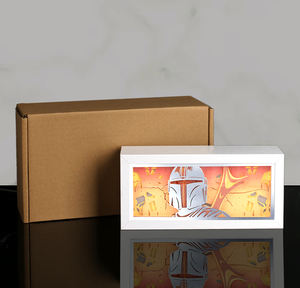 Anime Movies Figure Illuminated Cut Paper Dioramas Lighted Shadow Box 3D Layered Paper Art - Product Image 5