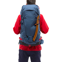 Sac à dos de randonnée multifonctionnel imperméable pour le sport de plein air, 55 litres, polyester léger, pour le camping et les voyages