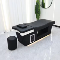 Lit de lavage de cheveux moderne pour salon de beauté et spa, idéal pour le massage thaïlandais et le soin des cuirs chevelus - Vente chaude