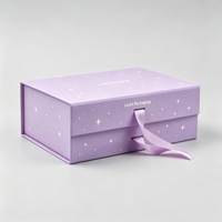 Individuelles Logo Rosa Luxus Magnetische Faltbare Geschenkverpackungsbox Magnetverschluss Karton Schuh- und Kleidungsversandboxen