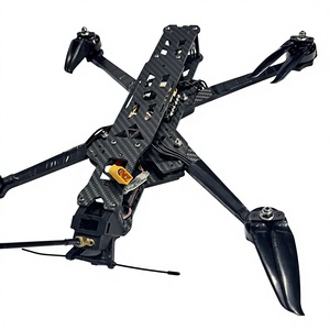 7 Inch Carbon Fiber FPV Racing Frame,5mm Arm Freestyle Long Range <b>Quadcopter</b> <b>Drone</b> Frame Kit For Professional FPV Hobbyist Pilot - Product Image 1