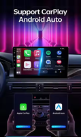 Autoradio 2 Din 9 pouces IPS à écran tactile pour lecteur DVD Q5 GPS Navigation WIFI Quad Core Android 8 64GB Écran d'aide à l'inversion