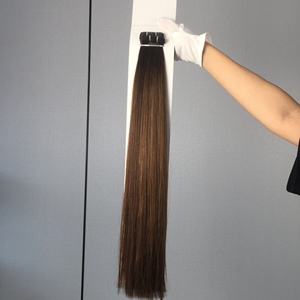 Extensiones de Cabello Humano 100% Natural de Calidad Superior, Doble Trama, Cutícula Intacta, Cabello Virgen, Trama a Máquina, Extensiones de Cabello Humano de Lujo - Product Image 1