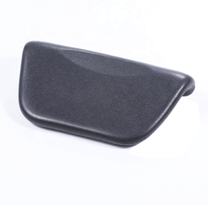 Non-Slip Hot Tub Waterproof Neck Head Rest Home Spa Bath Pillow Black PU Wedge Bath Pillow
