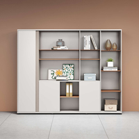 Armoires de classement personnalisées, de luxe, modernes, pour salon, étagères en bois, bureau d'exposition, stockage