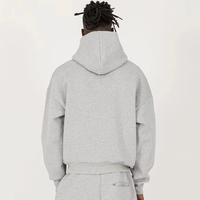 Sweat-shirt à capuche ample et épais, personnalisé avec logo brodé, unisexe, couleur unie, streetwear pour hommes