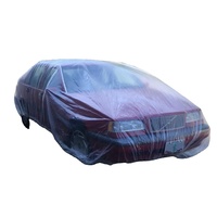 Housse de voiture imperméable en plastique transparent, garage intérieur