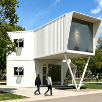 Conteneur de conception moderne, respirant, à structure en acier, personnalisable et de style professionnel, pour la maison, le bureau et les commerces
