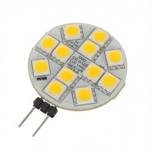 Lampe LED SMD 5050 G4 12V AC, lumière froide, ampoule à 12 LED - Product Image 2