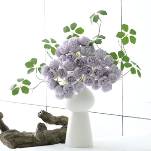 Ramo <span class=keywords><strong>de</strong></span> Rosas Artificiales <span class=keywords><strong>de</strong></span> <span class=keywords><strong>15</strong></span> Cabezas, Estilo Fresco, para Decoración del Hogar, Adorno Estético, Ramo <span class=keywords><strong>de</strong></span> Boda - Product Image 4