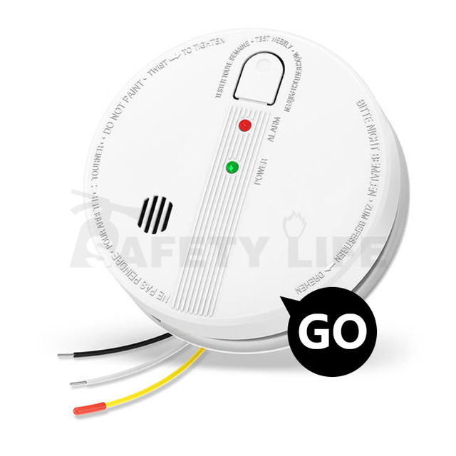 Sensitive Ionization Smoke Detector with UL Standard, DC 9V Battery Operated Fire Alarm for Fast Flaming Fires