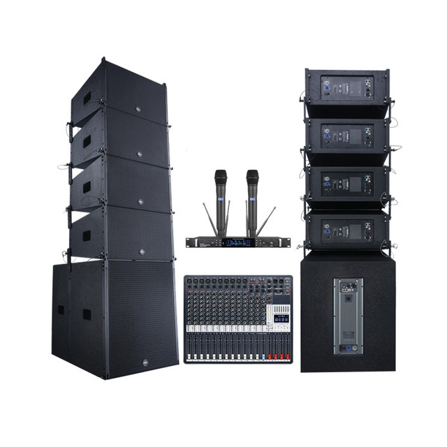 Powered PA Active Single 10 Inch Line Array Sound System With Class D Amplifier Module
