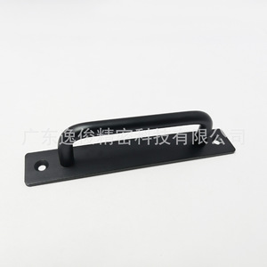 Manija de Acero Inoxidable Negra para Gabinete 8014, Fácil Instalación, Diseño Minimalista, Accesorio para Herrajes de Armario - Product Image 1