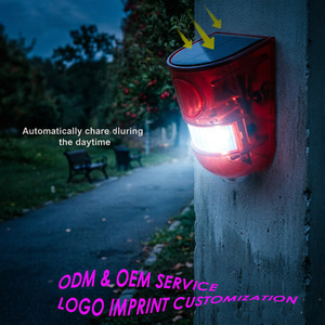 Lampe Solaire Extérieure Clignotante Anti-Nuisibles, Répulsif Écologique Étanche pour Extérieur - Product Image 1
