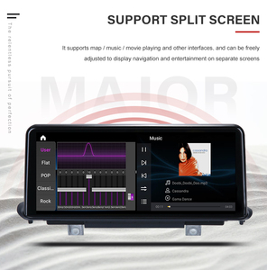 Autoradio con pantalla táctil <span class=keywords><strong>Android</strong></span> 13 DE 10,25 pulgadas, reproductor de DVD para coche, Radio Navi Carplay, micrófono incorporado, Compatible con BMW X5 F15 - Product Image 3