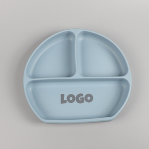 Eversoul Custom Siliconen Producten Kids Eetgerechten Slip Resistente Voeding Verdeeld Zuig Babyplaat Voor Peuter Kinderen - Product Image 4