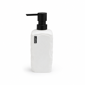 Ensemble de salle de bain en résine de sable blanc de style artisanal de qualité supérieure, aspect pierre fait main pour un décor minimaliste - Product Image 4