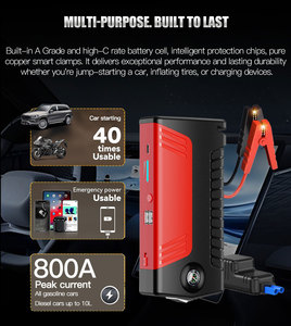 Car & Motorcycle Heavy-Duty Smart Jump With 500A-1200A Current LED <b>Light</b> ACED01 Jump Starter ACED01 ACED01 ACED01 - Product Image 5