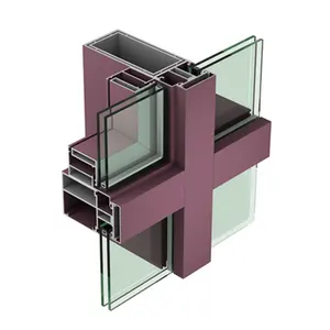 Vendita calda in fabbrica finestre e porte usate scorrevoli in lega di alluminio profili di telaio per finestre a ponte rotto fabbrica
