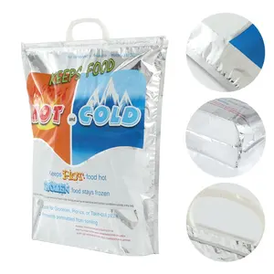 Supermarket Special Insulation Packaging Milk Cold Drink Cooler Thermal Grocery Bags