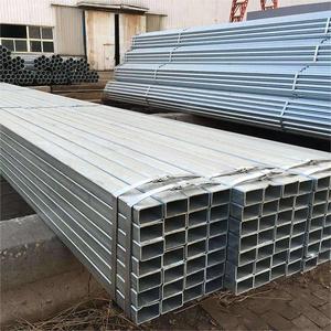 Les ventes directes d'usine garantissent un tuyau en acier carré faiblement galvanisé 80x80 shs - Product Image 2