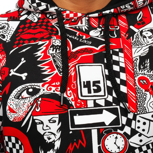 Sweats à capuche de Noël à la mode pour hommes sublimation couleur unie motif uni fabriqué au Pakistan design d'hiver ample col à capuche pour tout - Product Image 1