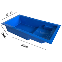 Sampel Kolam Renang Mini Murah Berbahan Fiberglass Ukuran Kecil 86cm 64cm 35cm 20cm Model Sampel
