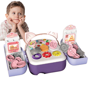 Jeu éducatif pour enfants personnalisé, pâte à modeler colorée, jouet en pâte à modeler, boîte de rangement multifonctionnelle en forme de sac à dos, ensemble de jouets en pâte à modeler - Product Image 1