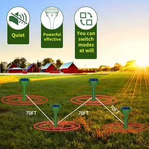 Chingyoo IP65 năng lượng mặt trời-Powered Repellent cho nốt ruồi rắn và Rod <span class=keywords><strong>Repeller</strong></span> với nhanh hơn năng lượng mặt trời sạc động vật <span class=keywords><strong>Repeller</strong></span> ngoài trời - Product Image 6