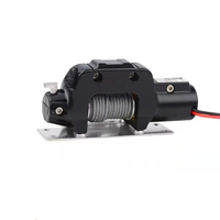 Treuil simulé automatique en fil d'acier en métal de voiture RC pour treuil électrique de voiture RC 1/10